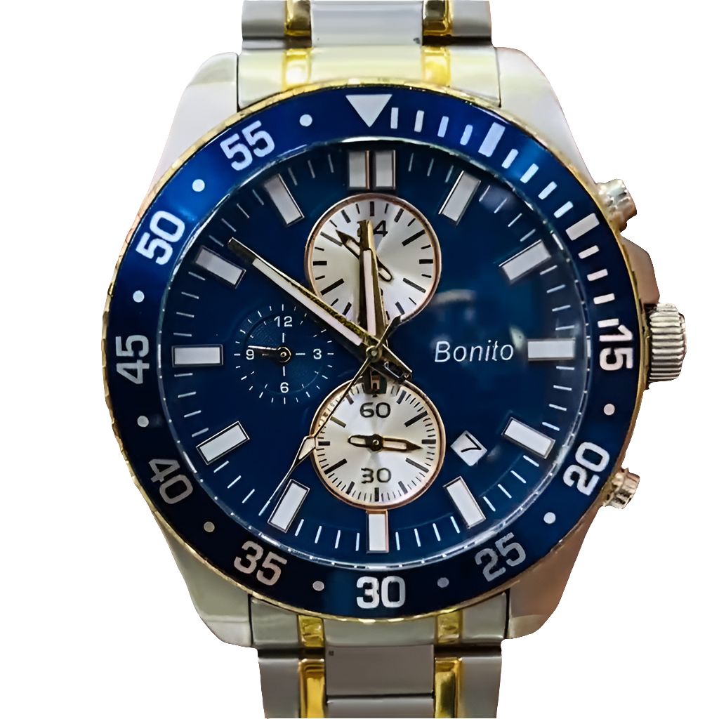 Bonito Japan Luxurious Chronograph With Blue