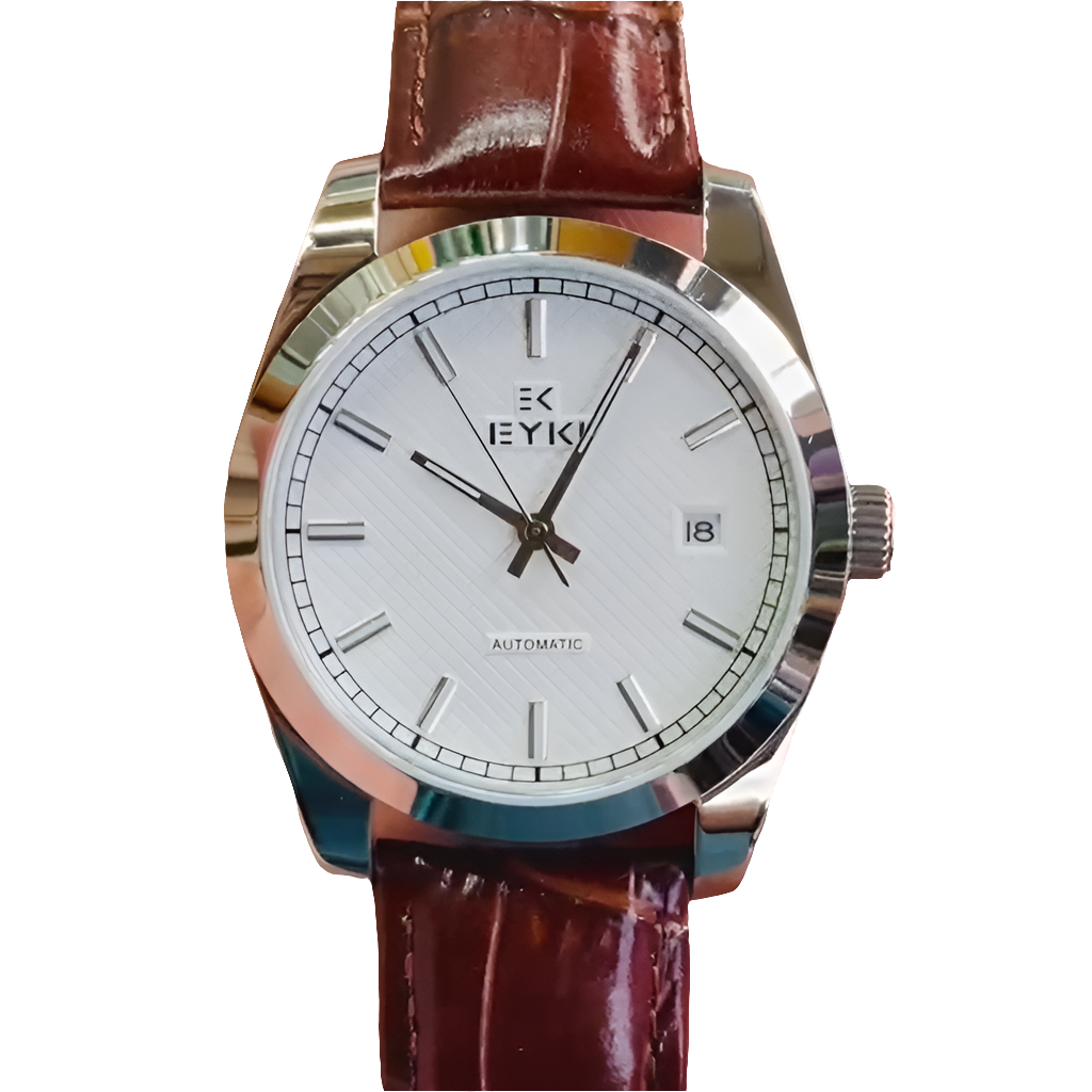 Eyki White Automatic Silver