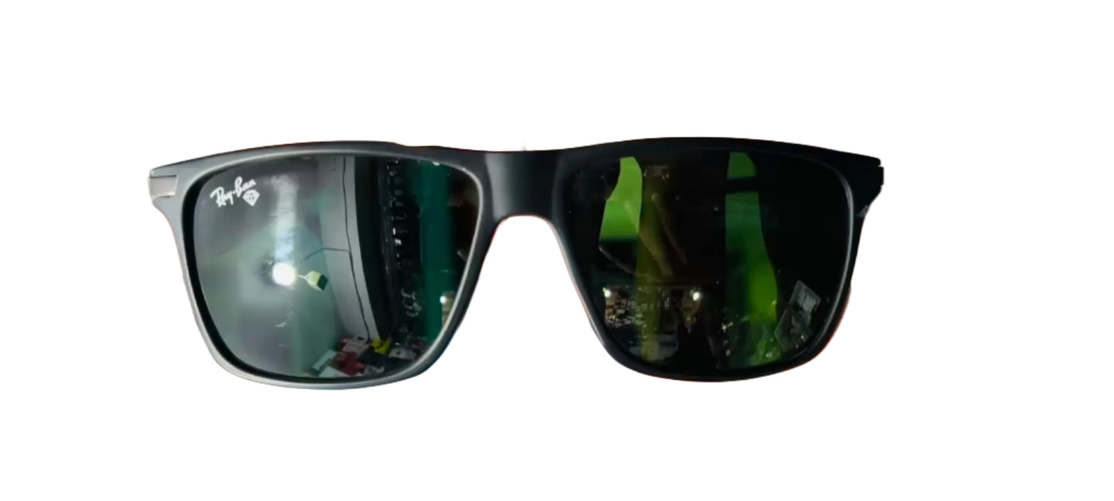 Rare Ray-Ban Aviator Reflection Dark Green