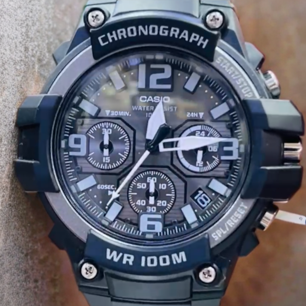 Casio MCW Luxury Chronograph Blue