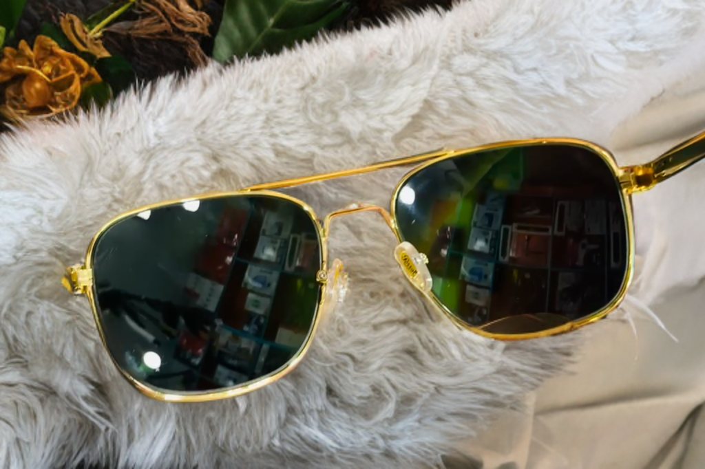 Rare Persol Aviator Reflection Dark Green