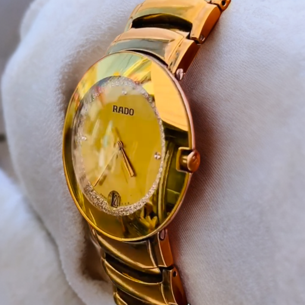 100% Original Rado Diastar Champagne Dial