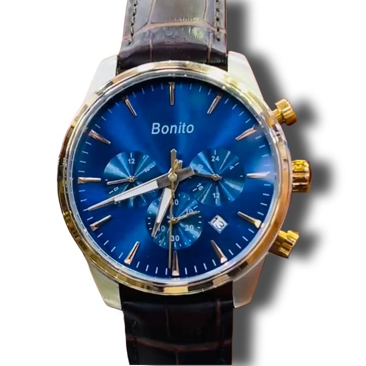 Bonito Japan Luxurious Chronograph With Blue