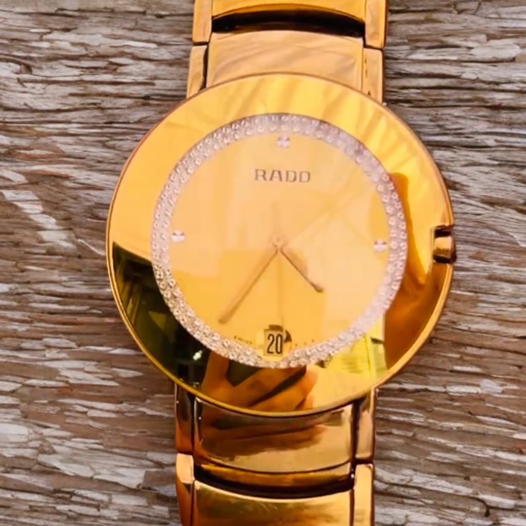 100% Original Rado Diastar Champagne Dial