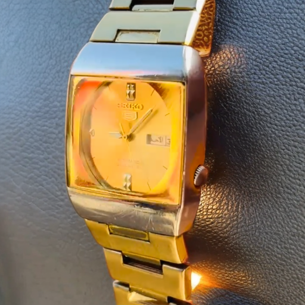 💯 Originlal Seiko 5 Gold Rare Retro