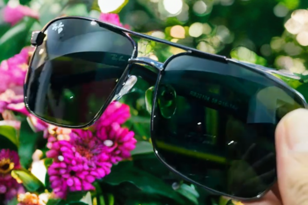 Ray-Ban Polarised Pilot Greenish Summer