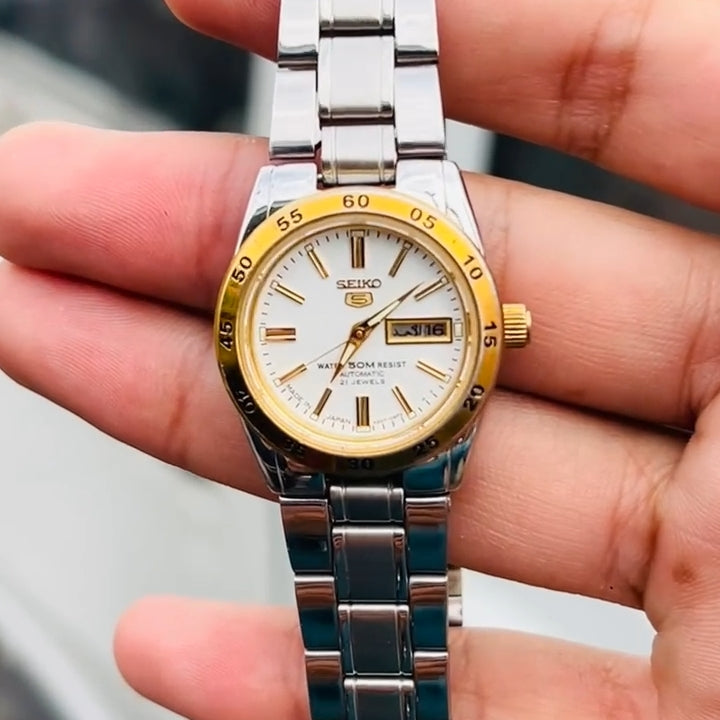 💯 Genuine Seiko 5 Rare Silver