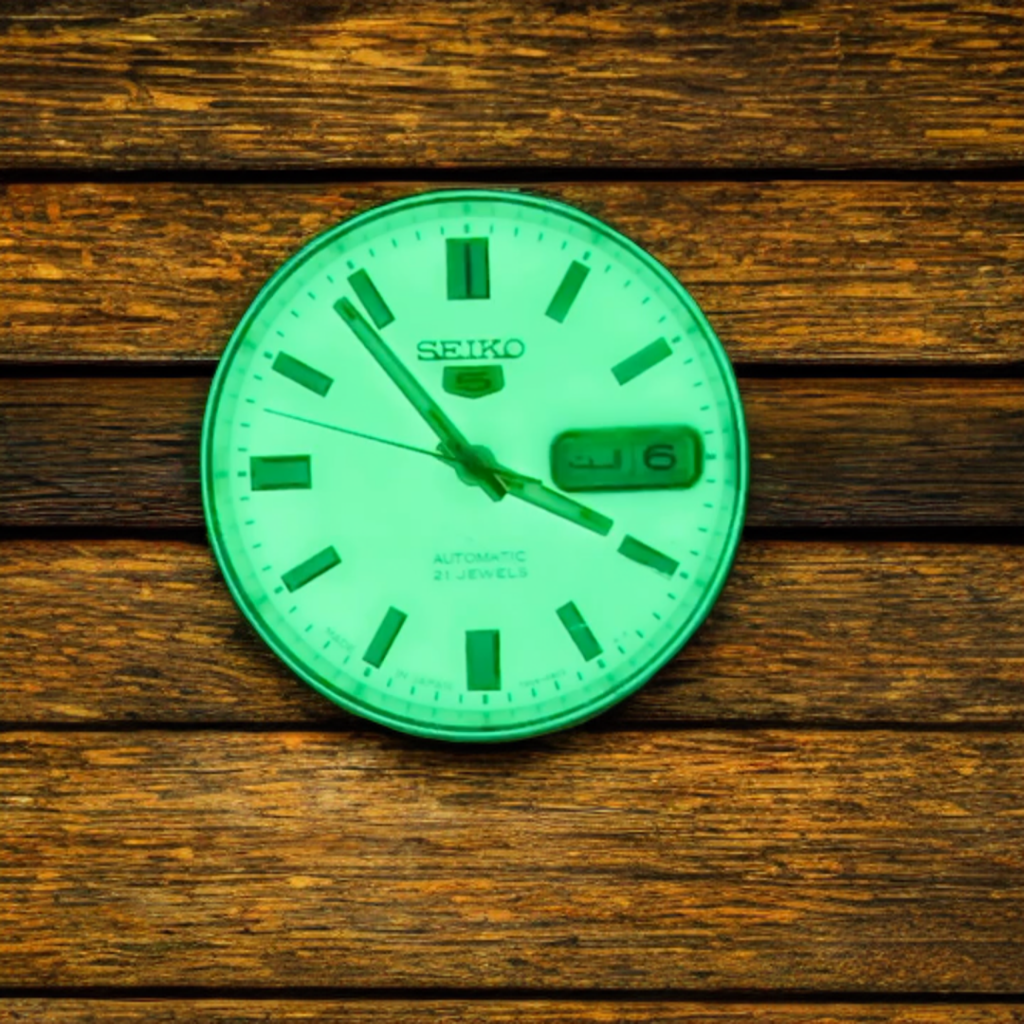 Seiko 5 Automatic Radium Green Dial 100% Original