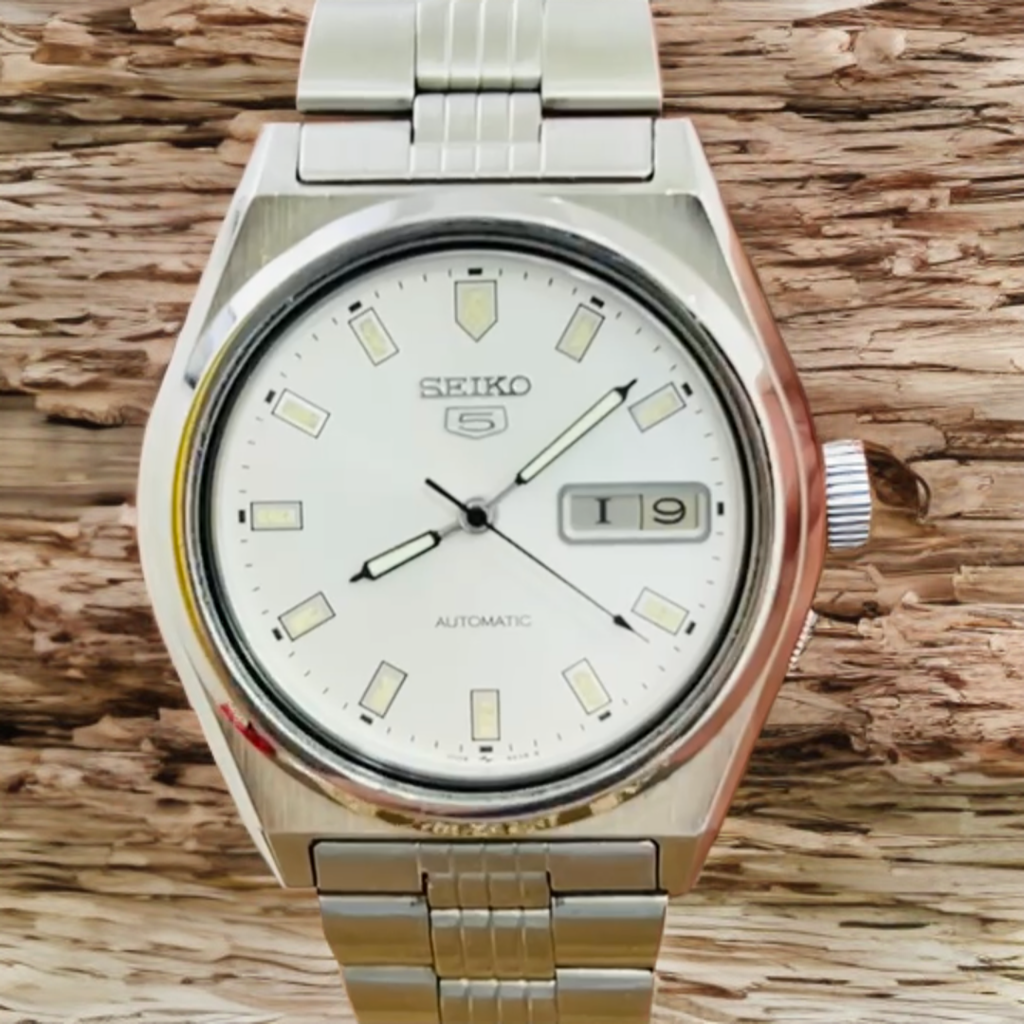 💯 Genuine Seiko 5 Rare Silver Dress