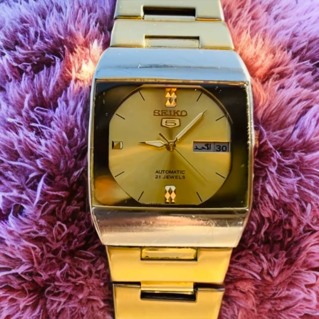 💯 Originlal Seiko 5 Gold Rare Retro