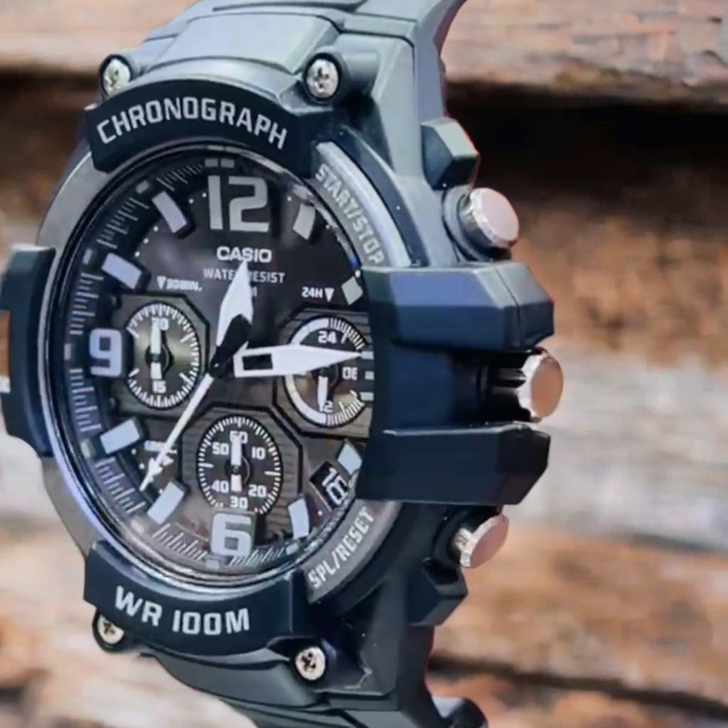 Casio MCW Luxury Chronograph Blue